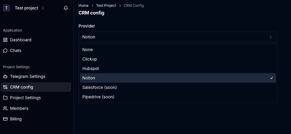 CRM Integration